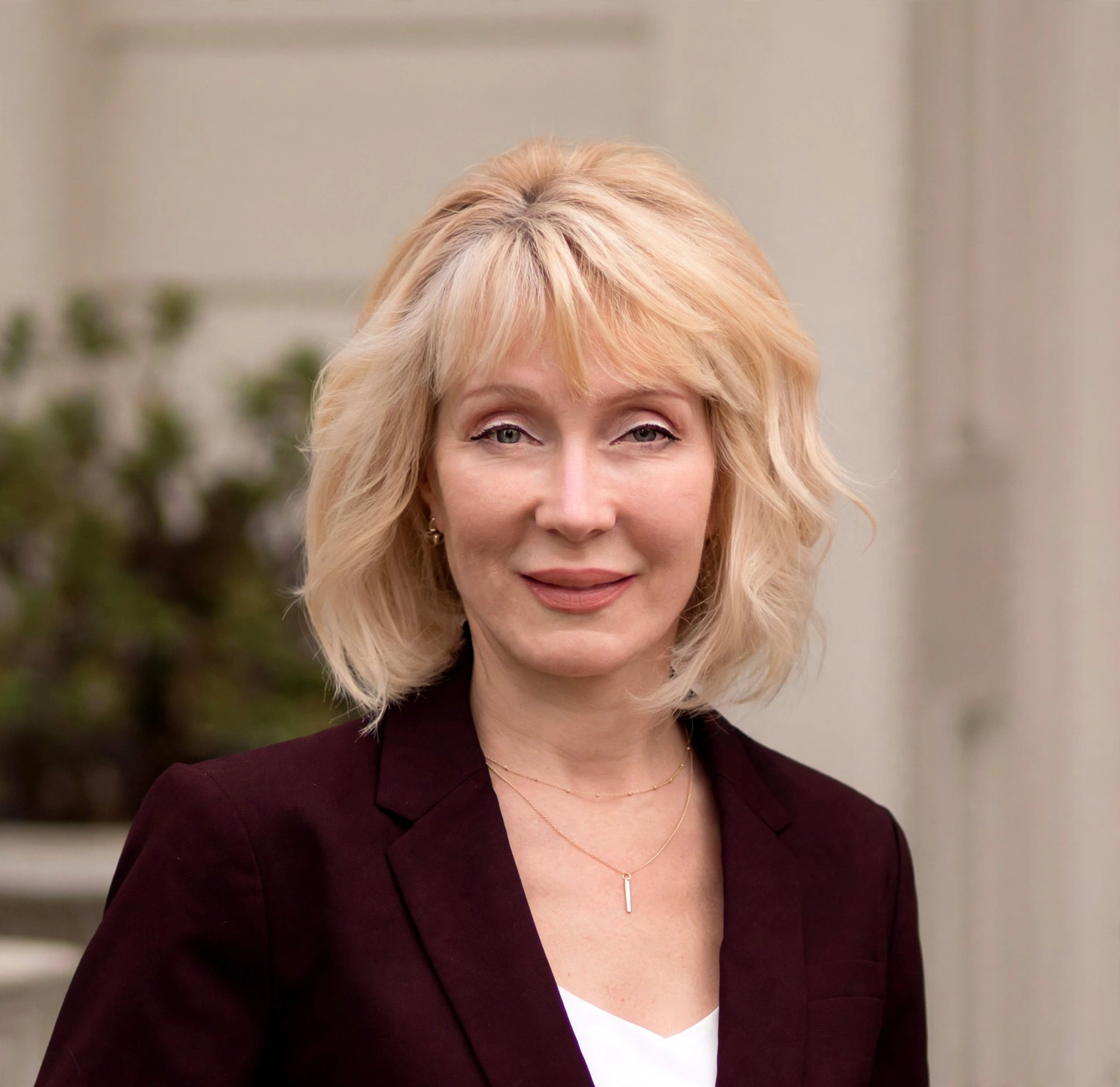 Portrait of Elena Wyman, real estate and mortgage broker